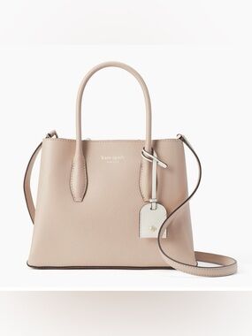 Kate Spade Beige Eva Small Satchel / Crossbody